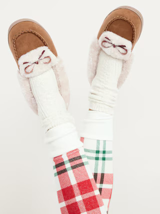 Cozy-Lined Moccasin Slippers for Women | Old Navy (US)