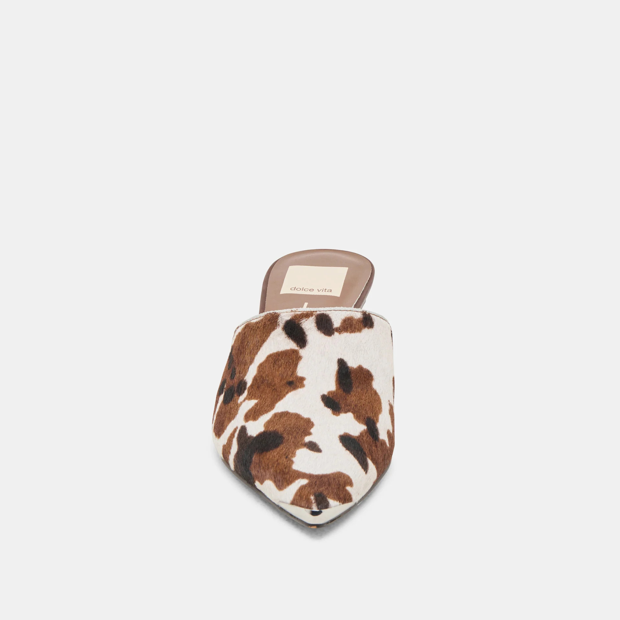 Lexy Heels Cocoa Taurus Calf Hair | DolceVita.com