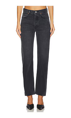 AGOLDE 90's Pinch Waist High Rise Straight in Hitch from Revolve.com | Revolve Clothing (Global)