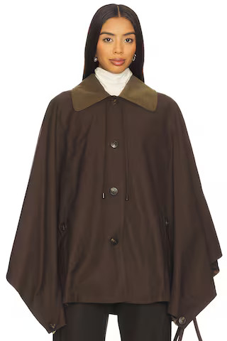 Bailey Cape in Italian Mocha | Revolve Clothing (Global)