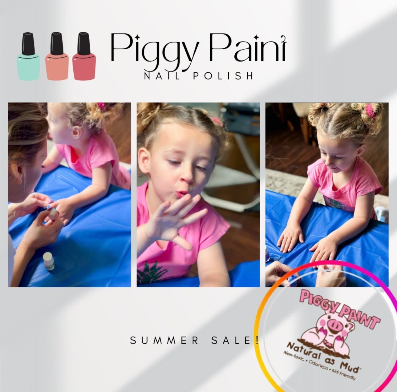 Our summer favorites! Piggy Paints! Nail polish 💅🏼 

#LTKSummerEdit

#LTKBeauty #LTKKids
