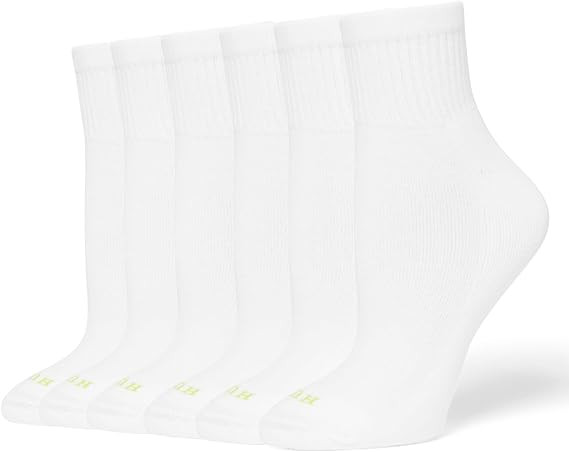 HUE Women's Mini Crew Socks (6-Pack) | Amazon (US)