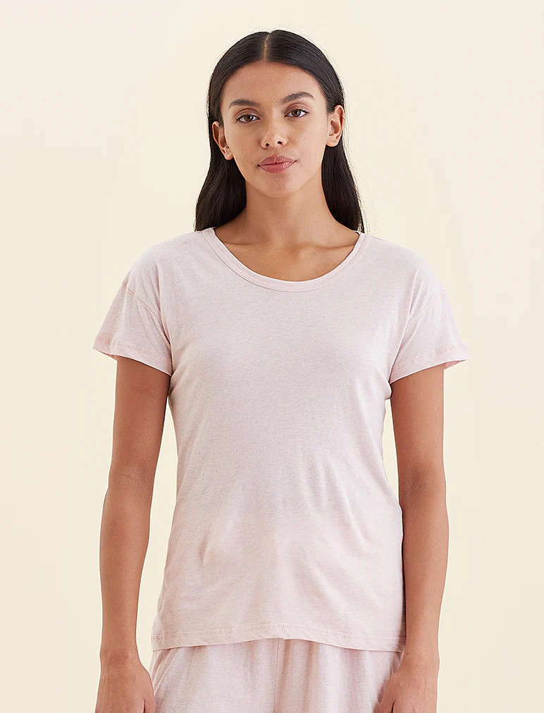 Jada Organic Cotton Knit Tee | Papinelle Sleepwear AU