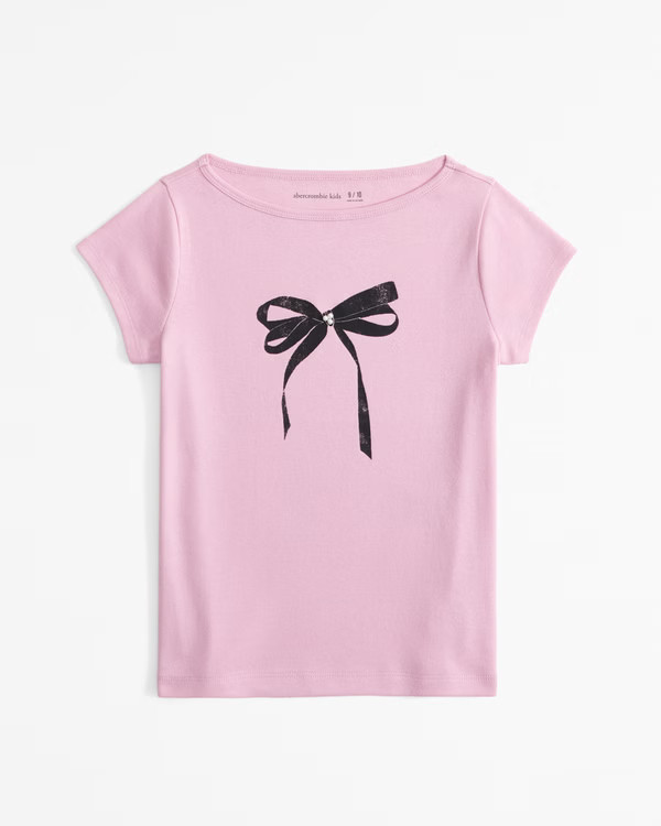 slash graphic baby tee | Abercrombie & Fitch (US)