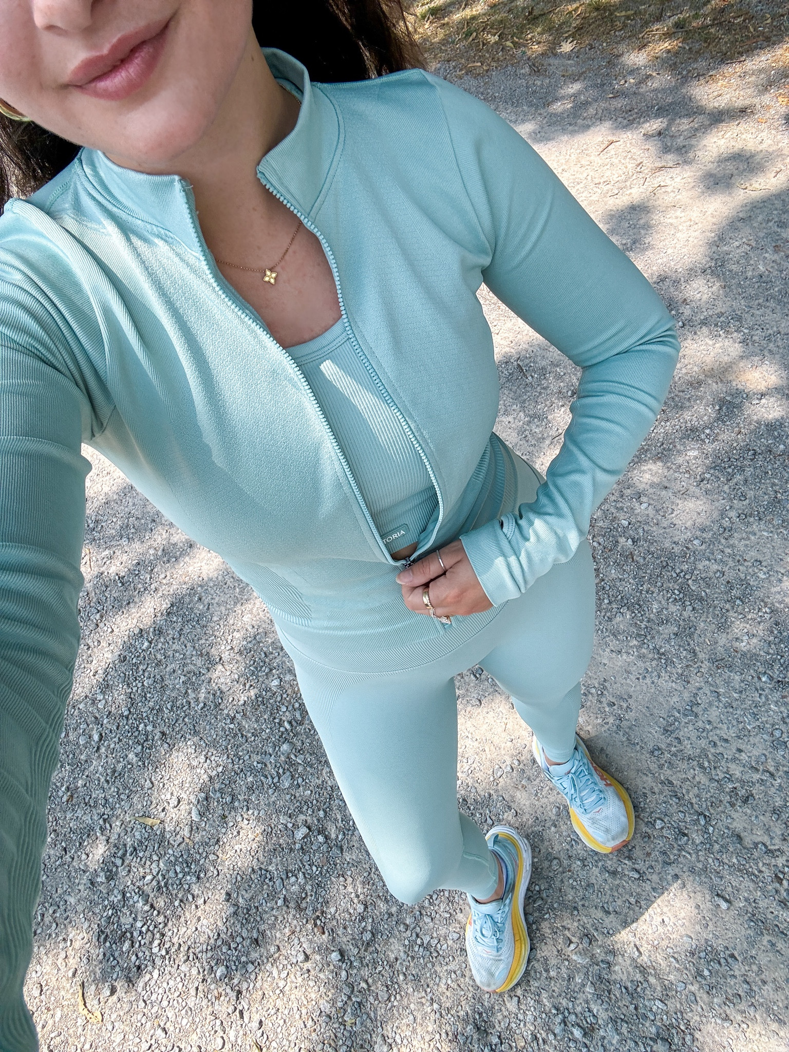 Astoria activewear set perfect for my evening walks! Absolutely love this blue color 🤩
Everything runs tts 

#LTKActive