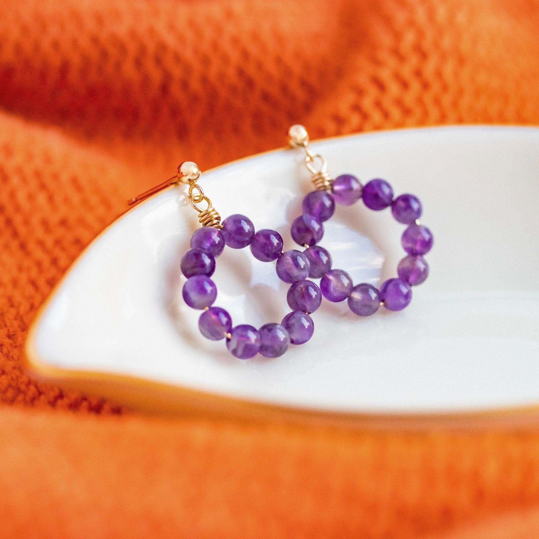 Simple Amethyst hoop earrings💜

#LTKStyleTip #LTKBeauty #LTKHalloween