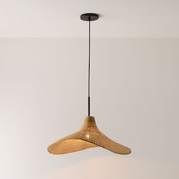 Callie Woven Pendant (25"–35") | West Elm (US)