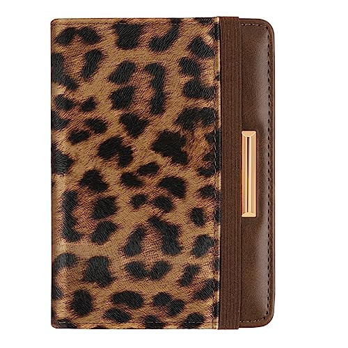 Passport Holder Cover,Traveling Passport Case Cute Passport Wallet for Women,Leopard | Amazon (US)