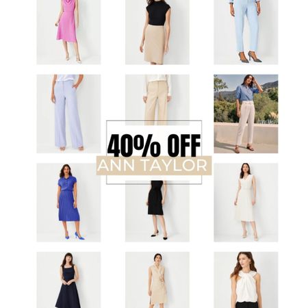 For all my Ann Taylor girlies - the whole site is 40% off right now. These are a few pieces that have caught my eye and I’d add to cart if I were shopping at the moment 🌷 

#LTKsalealert #LTKworkwear #LTKstyletip