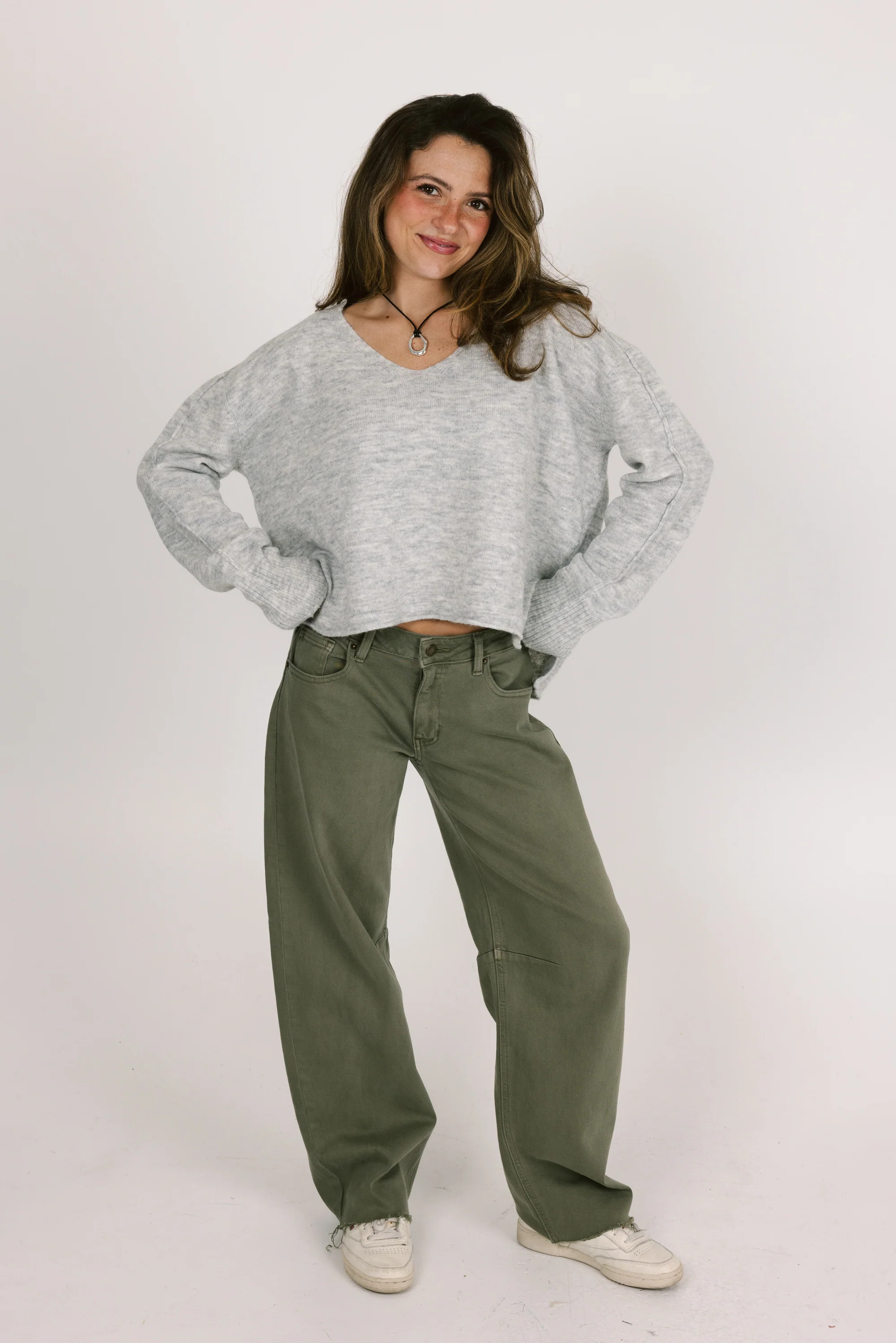 Emery Sweater | Grey Bandit