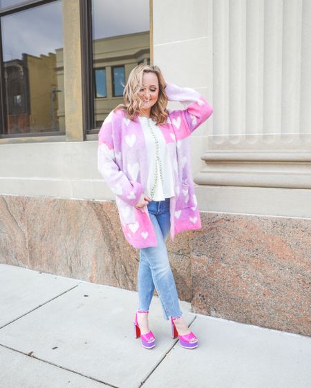 Love this heart Ombré pink and purple cardigan! It’s still in stock in all sizes too 💕

#anthropologie #myanthropologie #anthropologiestyle #cardigan #motherjeans #mother #heartprint #love 

#LTKstyletip #LTKmidsize #LTKSeasonal