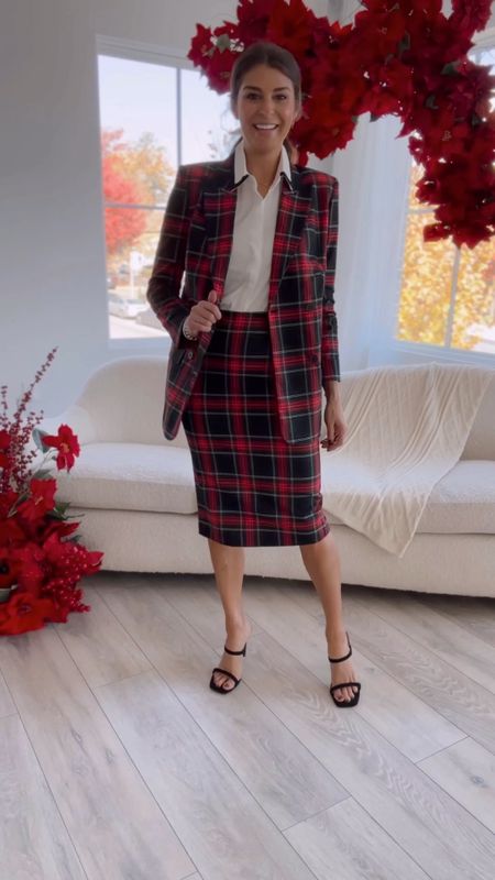 Express is having 50% off site wide - that includes this bow sweater, blazer and skirt ! 
Tops are Walmart 
White pants are amazon 

#LTKHoliday #LTKCyberWeek #LTKSeasonal
