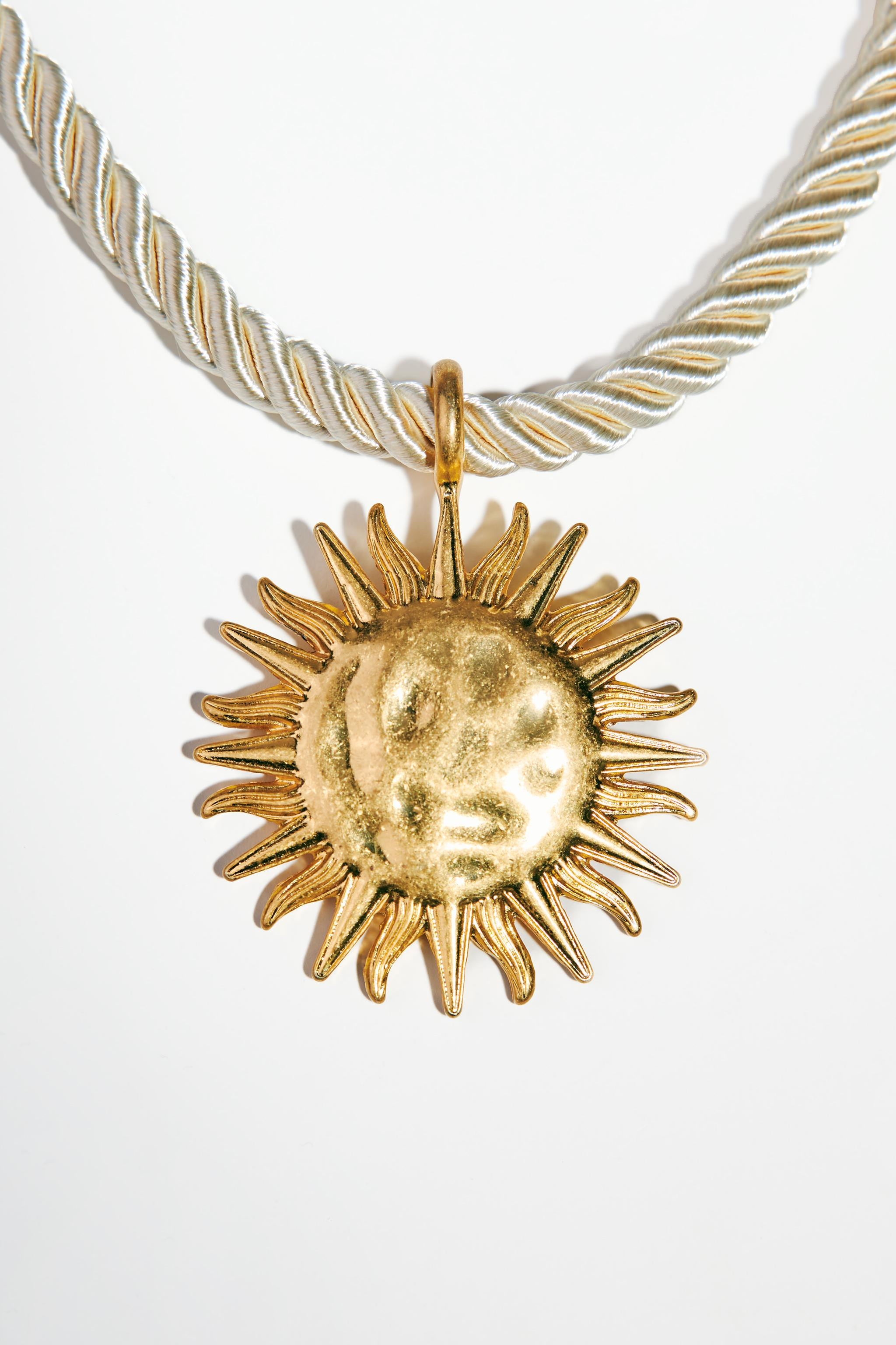 SUN CORD NECKLACE | Zara US