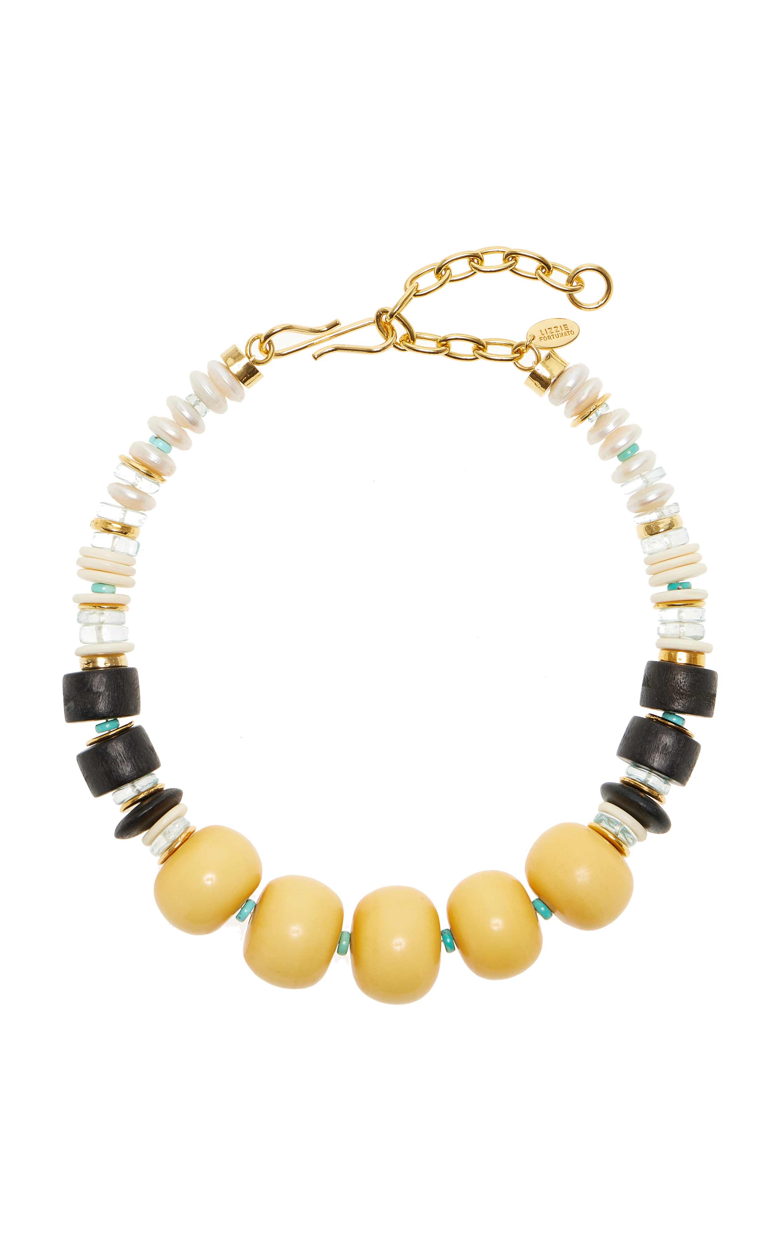 Pomelo Gold-Plated Multi-Stone Necklace | Moda Operandi (Global)