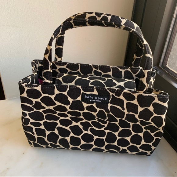Kate Spade Black Small Animal Print Bag Purse | Poshmark
