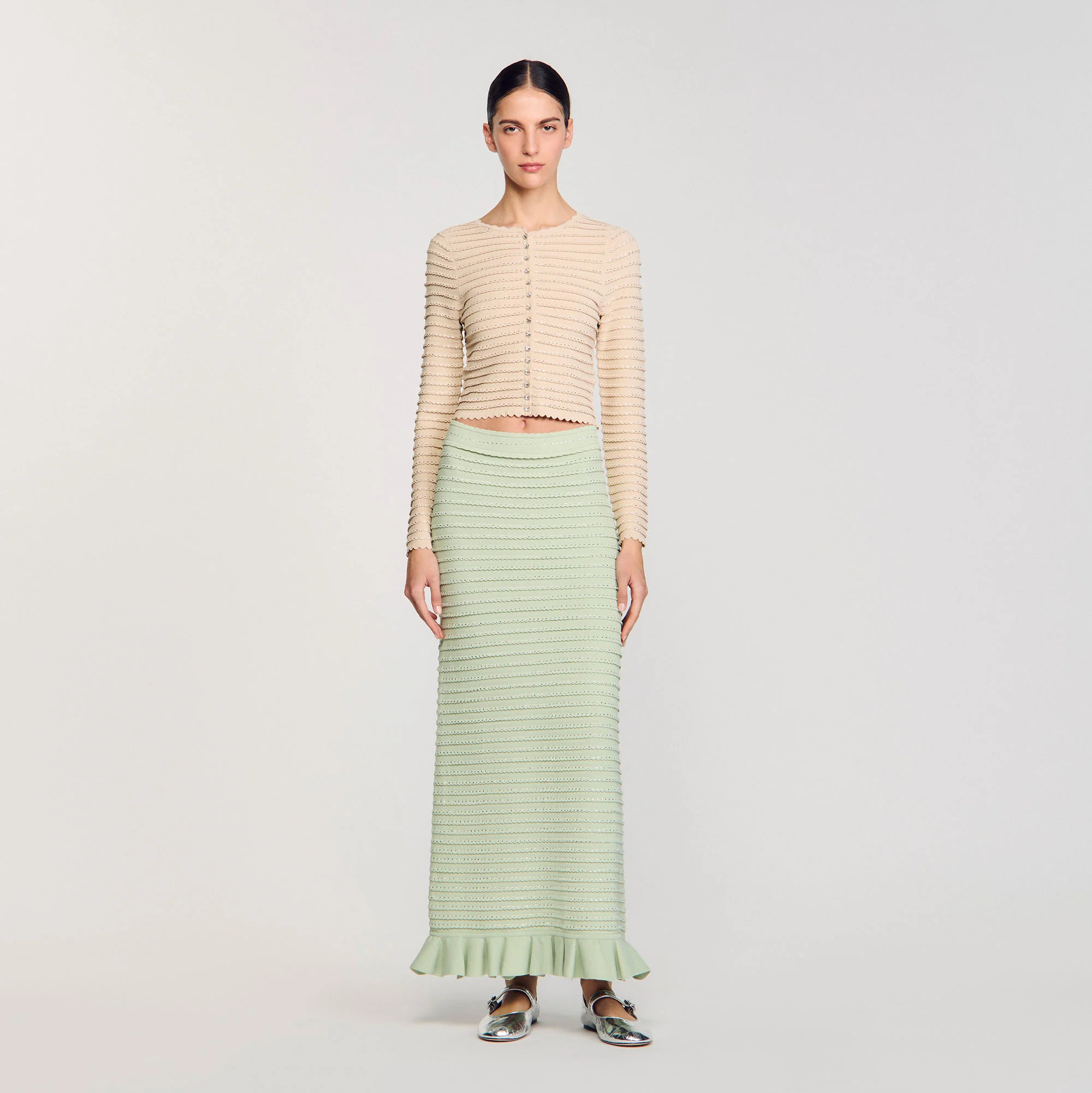 Rhinestone cardigan | Sandro US | Sandro-Paris US