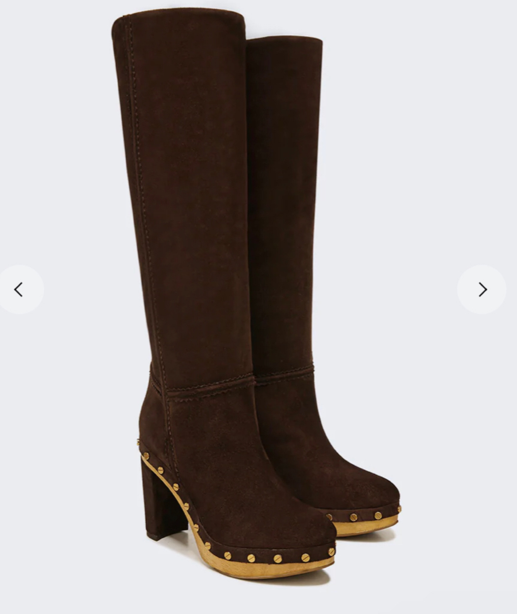 Obsessed with these Veronica Brand clog boots. Beautiful brown suede, to the knee. Absolute classic, will be in your closet for years!!

#LTKSeasonal #LTKstyletip #LTKshoecrush