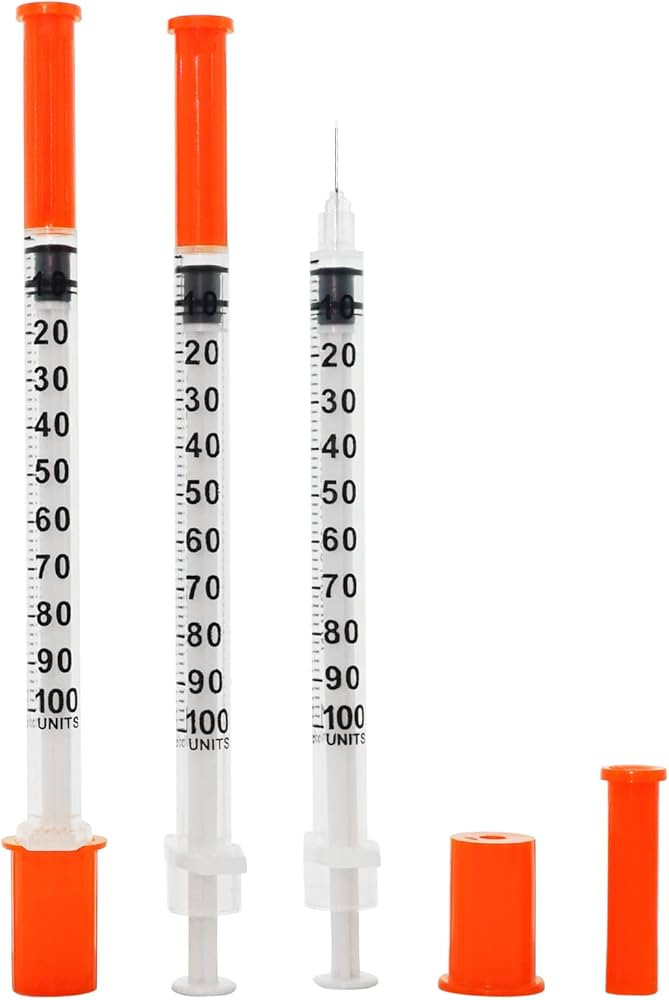 1ml/cc 31G Syringe 5/16" (8mm) Needle, Disposable Individual Package Pack of 100: Amazon.com: Ind... | Amazon (US)