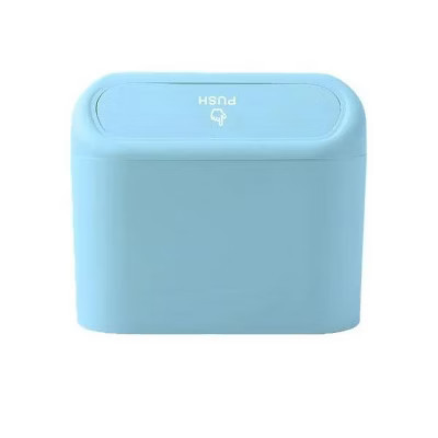 Racxily Car Trash Can with Lid, Mini Auto Garbage Can, Multipurpose Organizers and Storage for Car, Home, Office (Blue) | Target