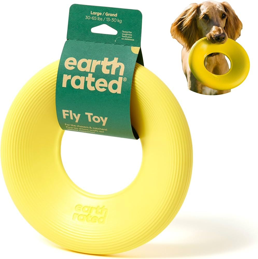 Earth Rated Flying Disc Toy for Dogs, Floating and Durable, Large | Amazon (US)