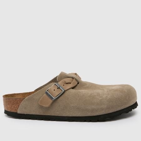 Womens Taupe BIRKENSTOCK Boston Braided Clog Sandals | schuh | Schuh