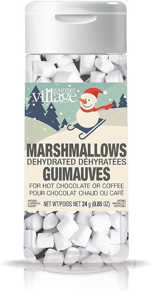 Gourmet du Village Hot Chocolate Toppings Dehydrated Marshmallows, 24 Grams | Amazon (CA)