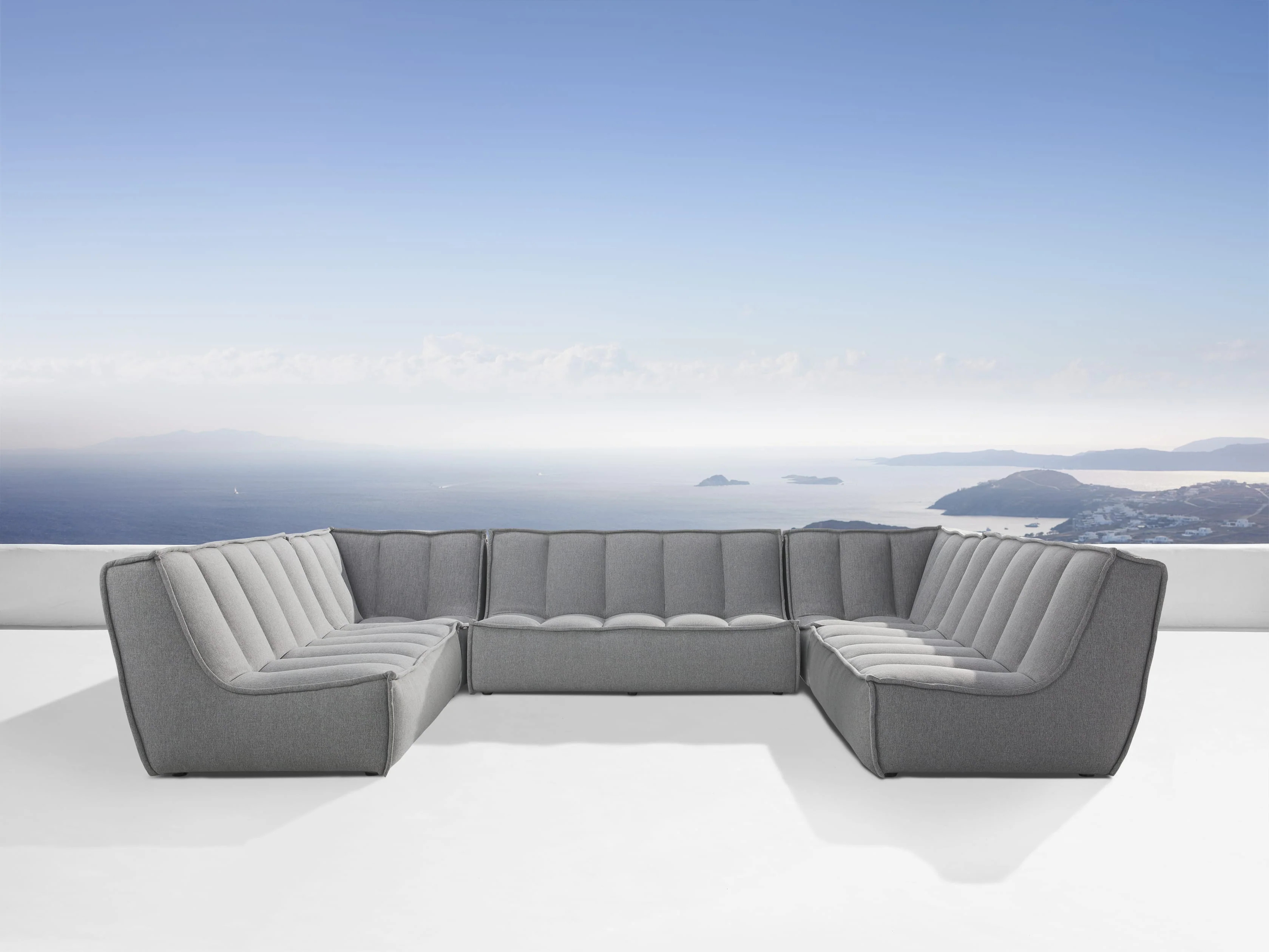 Porto Outdoor Five Piece Sectional | Arhaus