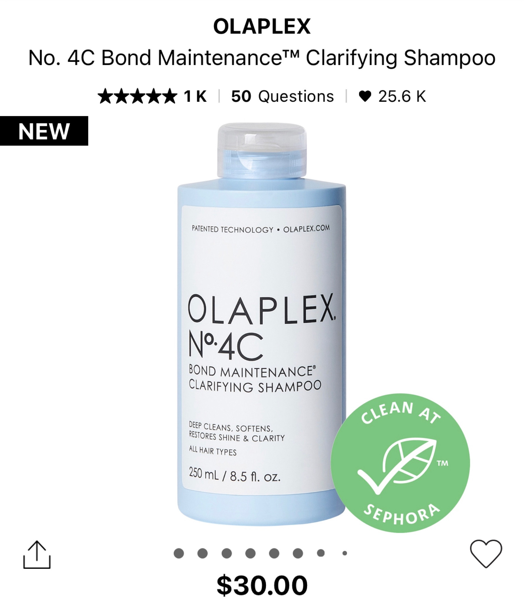 Loving this clarifying shampoo. I use a detox shampoo at least once a week to remove any buildup or residue of product on my scalp. 