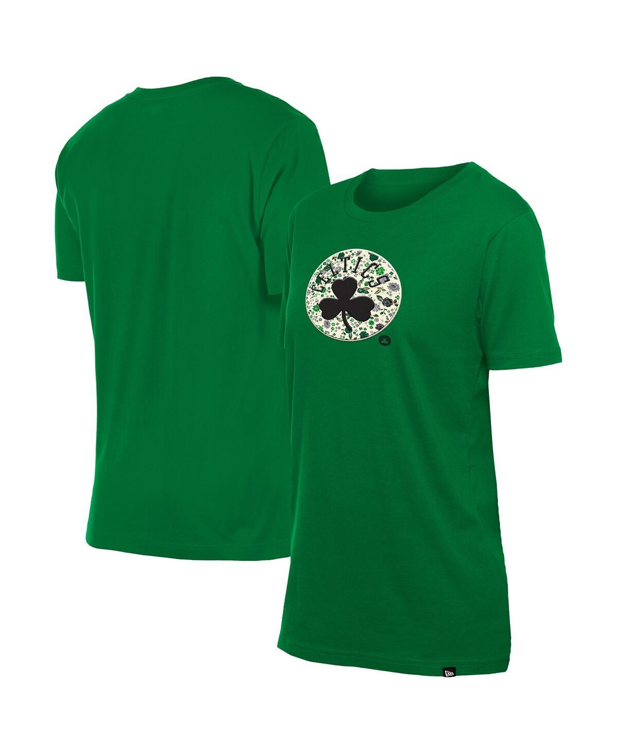 New Era Women's Kelly Green Boston Celtics Glam Game Flower T-Shirt - Kelly Green | Macy's