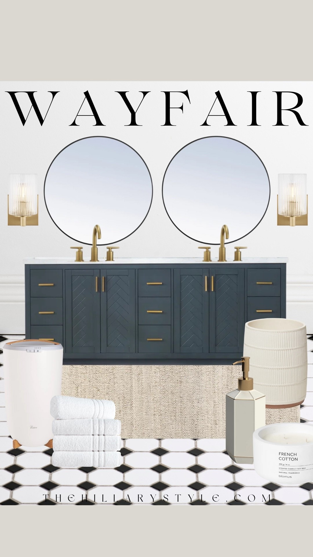 Obsessed with how clean and elevated this bathroom feels. Wayfair has so many chic and affordable finds that give off total designer energy.

#LTKOver40 #LTKStyleTip #LTKHome