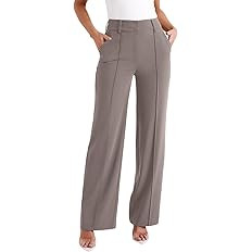 NIMIN High Waisted Work Pants for Women Wide Leg Dressy Pants Business Casual Trousers 2026 Summe... | Amazon (US)