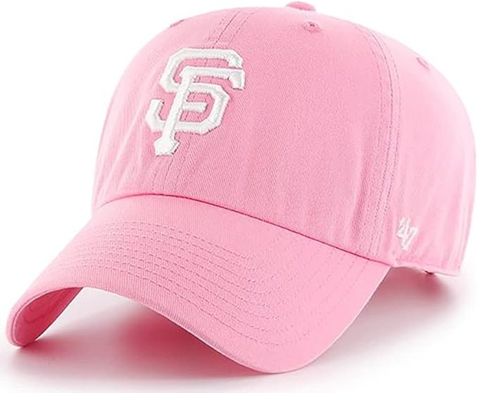 '47 MLB Rose Pink Clean Up Adjustable Hat Cap, Adult One Size (San Francisco Giants) | Amazon (US)