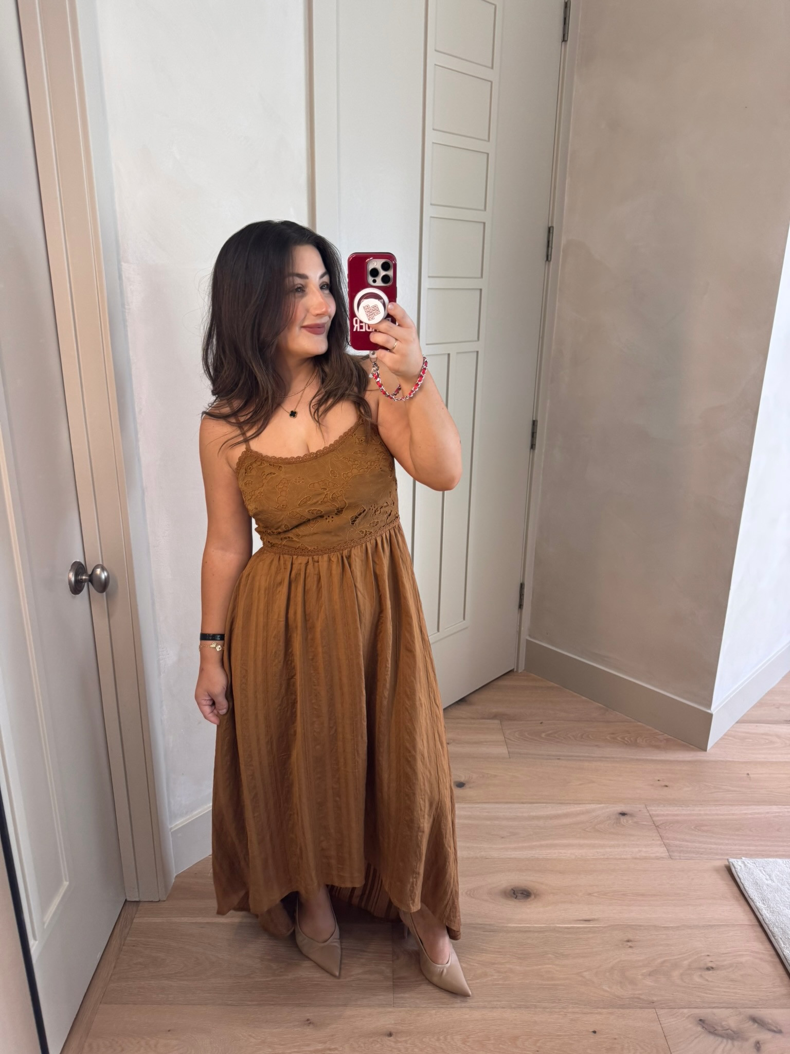 50% off petite friendly dress during Macy’s Black Friday in July sale! 

Empire waist with flattering high-low silhouette! 

I’m 5’0” 140lbs Wearing a size small in color melanin

#LTKootd #LTKSaleAlert #LTKPetite