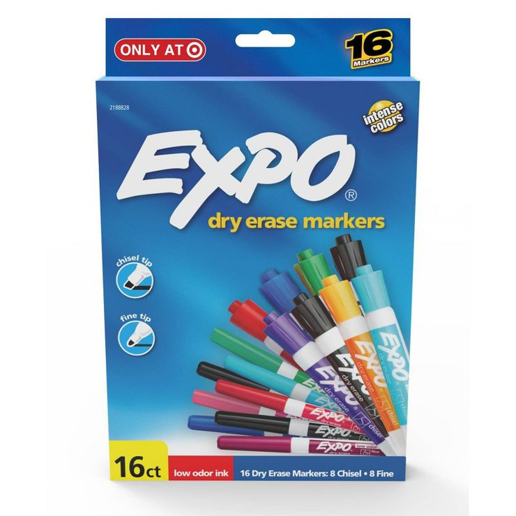 Expo Dry Erase Markers 16pk BTS Multicolor | Target