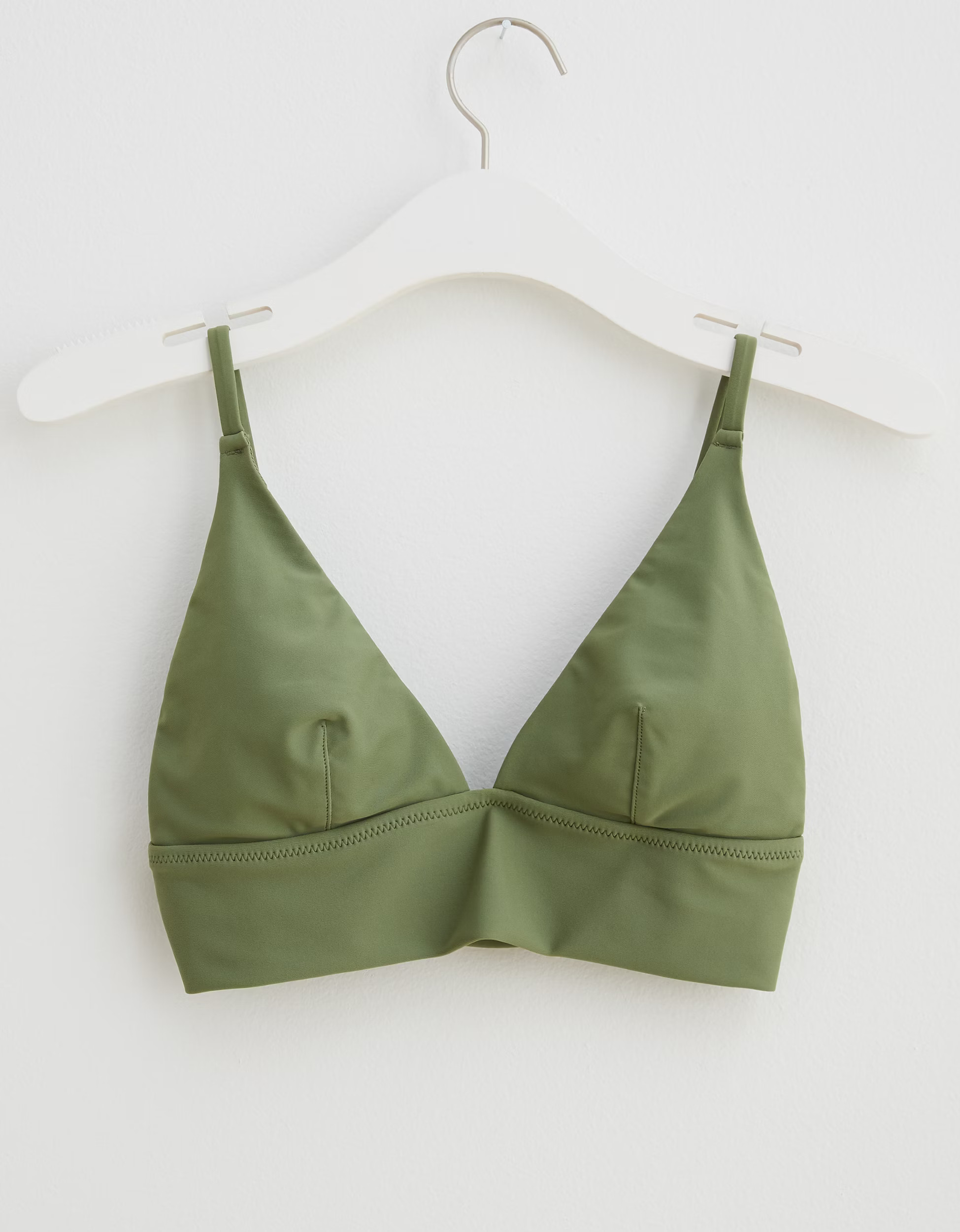 Aerie Longline Triangle Bikini Top | American Eagle Outfitters (US & CA)
