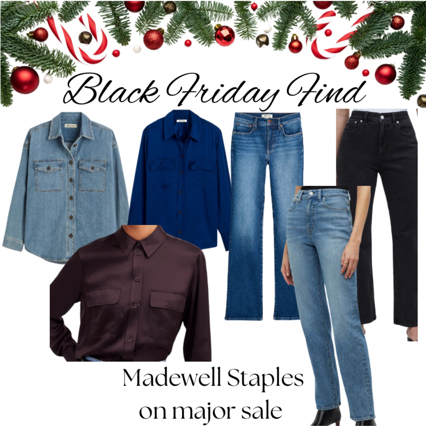 Love the quality of these pieces. Silk shirt runs TTS.  If in between I usually go with the smaller size in jeans. 
.


#LTKCyberWeek #LTKMidsize #LTKFindsUnder100