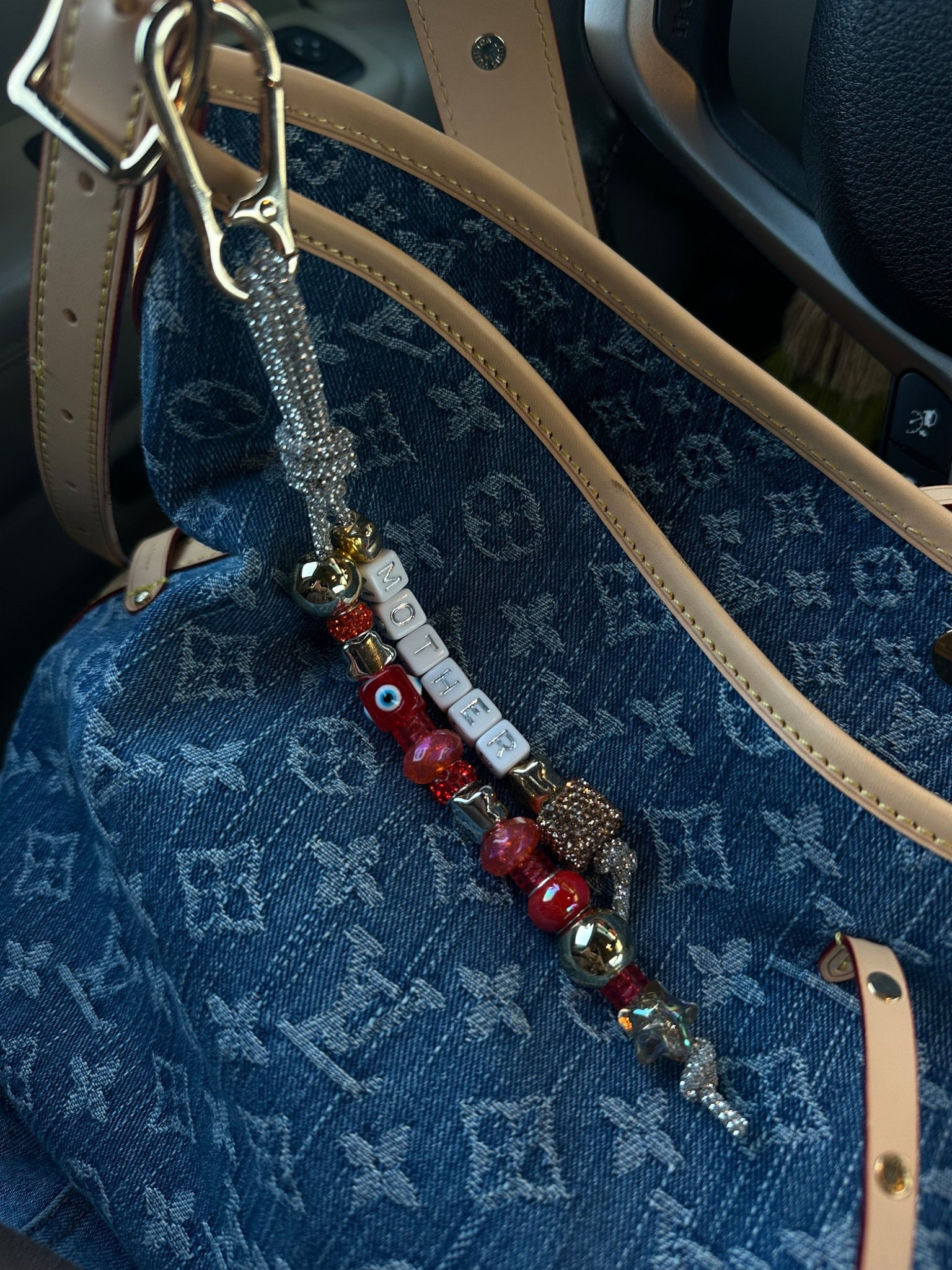 Made bag charms with my girl 🍒 

#LTKmomlife