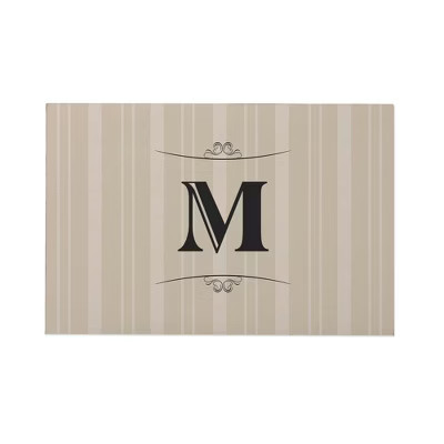 Personalization Mall Elegant Monogram Doormats, M, 18"X27" | Target