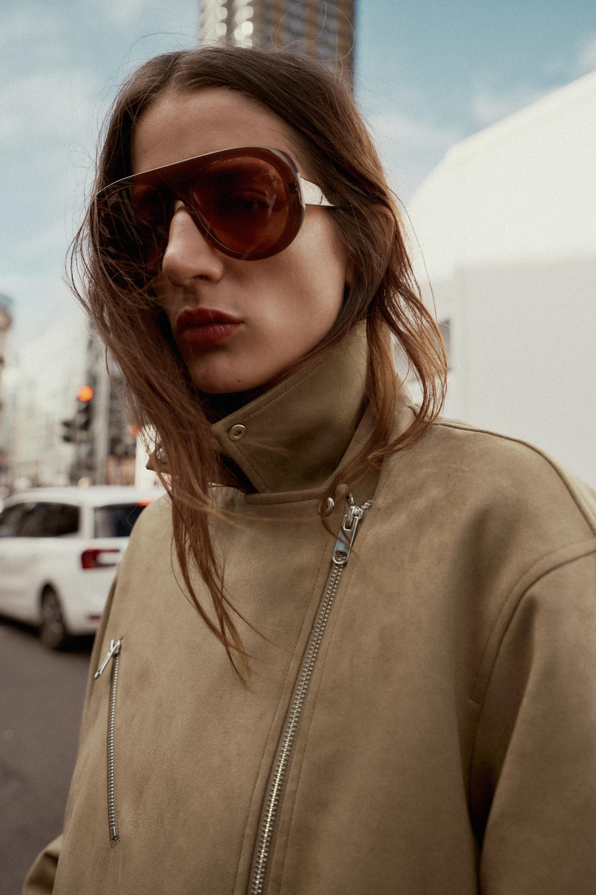 BIKERJACKE IN WILDLEDEROPTIK | Zara DE