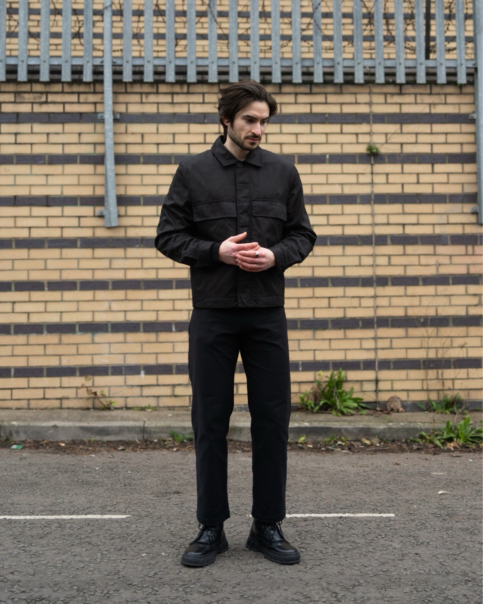 Viron Boots 
Arket Jacket 
Chinos Trousers 

#LTKSeasonal #LTKeurope #LTKmens