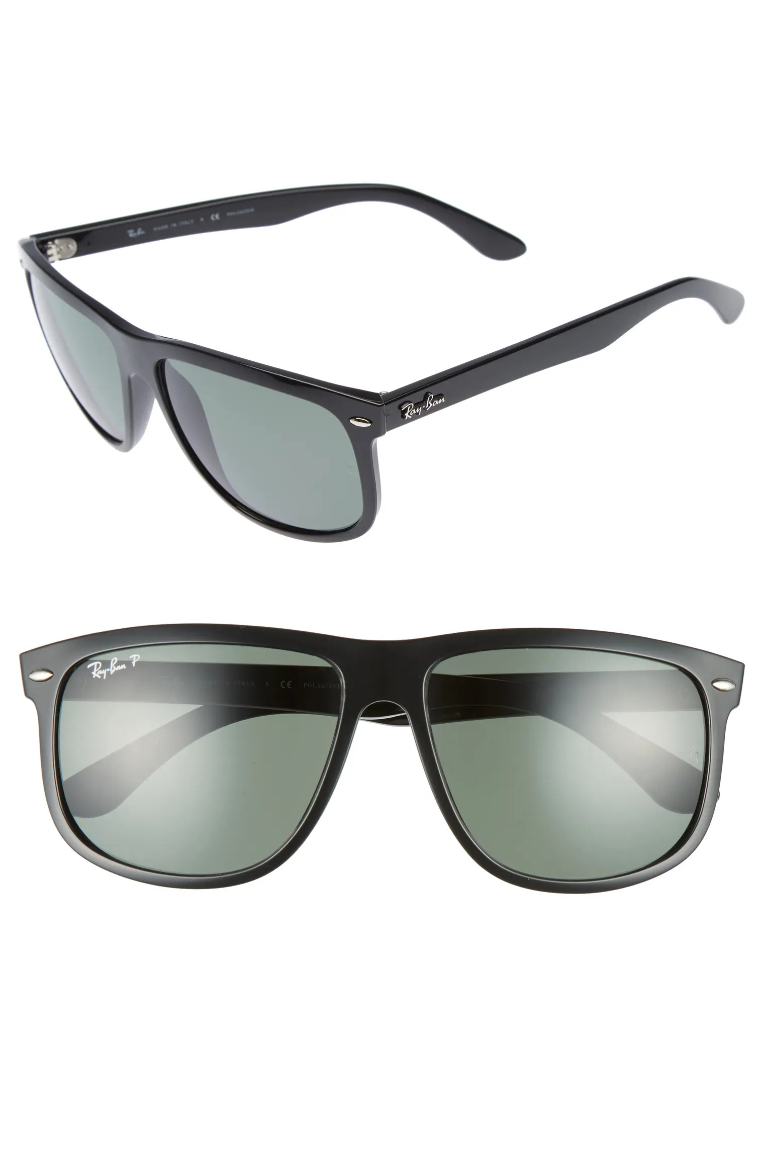 Highstreet 60mm Polarized Flat Top Sunglasses | Nordstrom