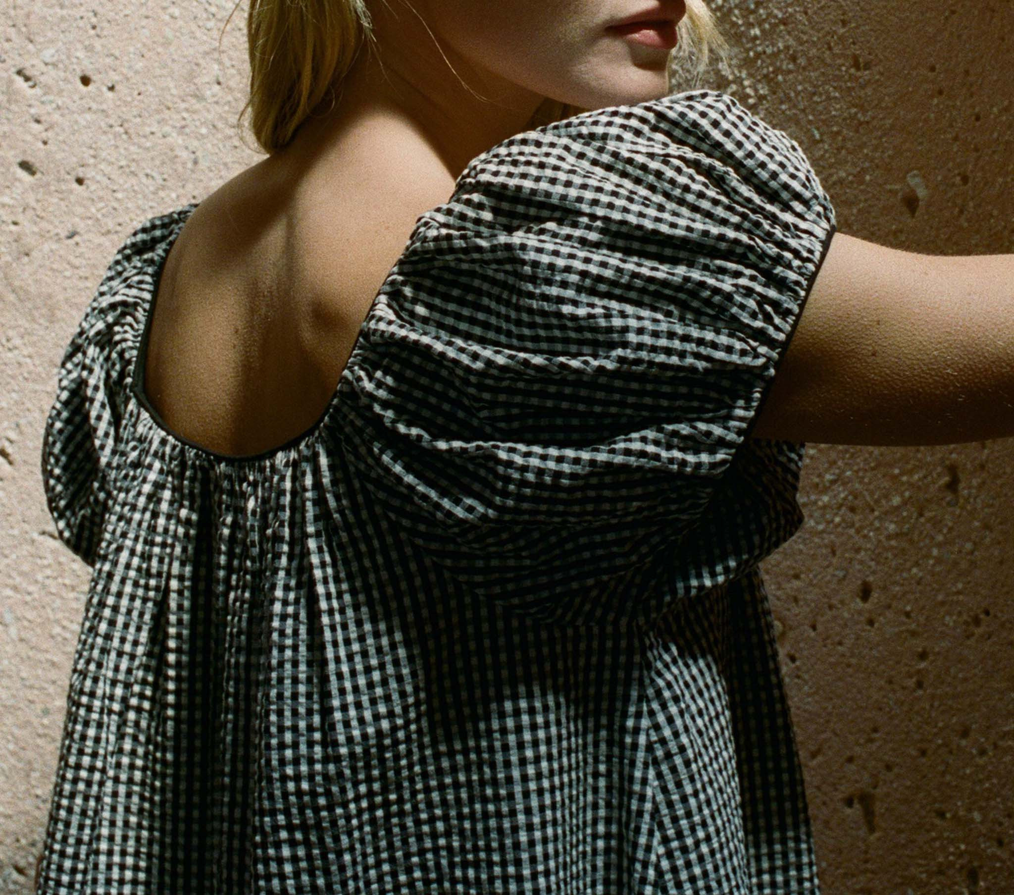 Julie Dress - La Maddalena Gingham | DÔEN | DOEN