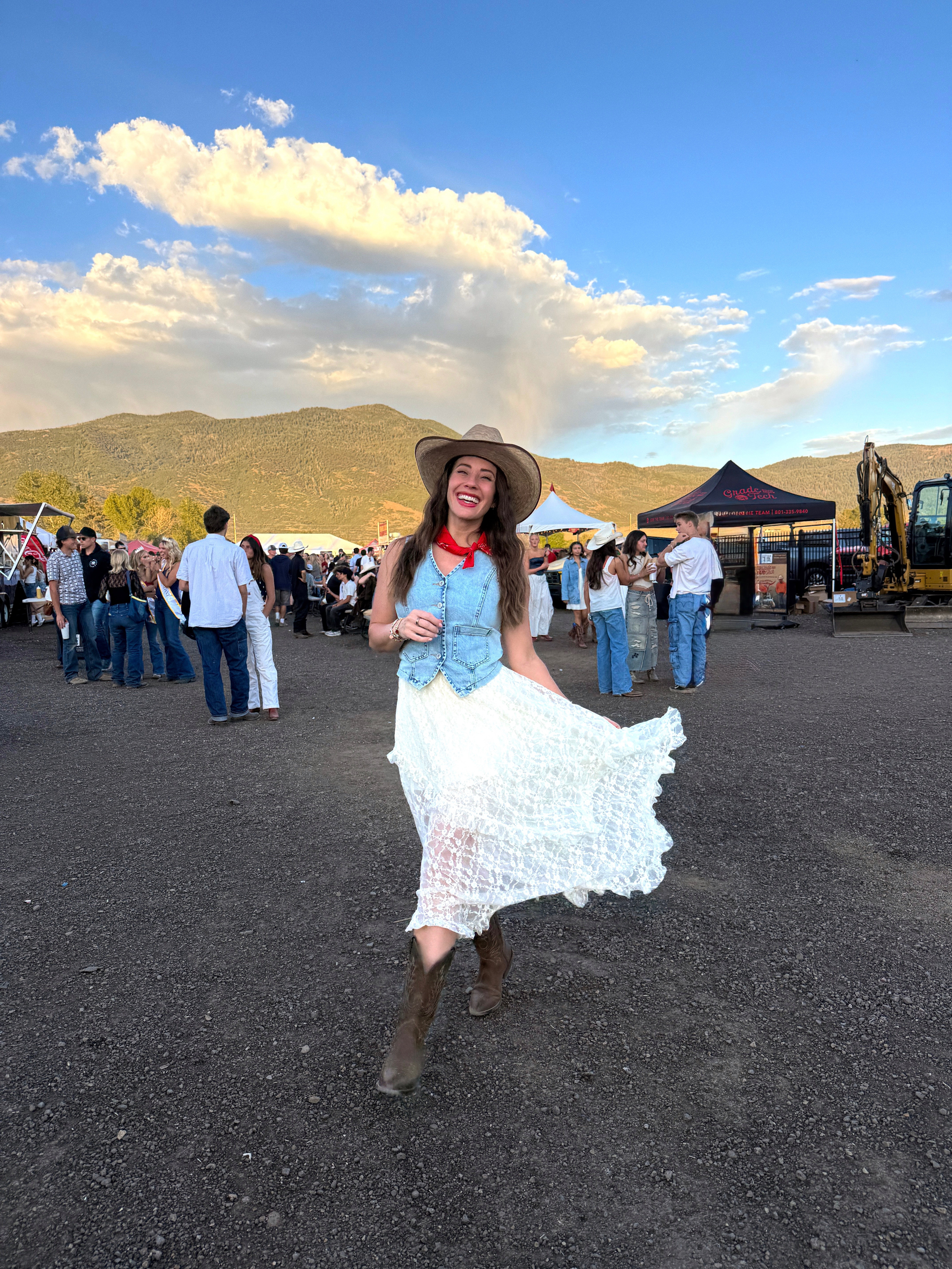 I love this look for a rodeo, country concert, or any excuse to wear a pretty lace skirt. The vest too, it can be styled so many different ways!

#LTKStyle #WesternStyle #RodeoOutfit #CountryConcertStyle #LaceSkirt #CowgirlStyle #FallStyle #OOTD #LTKFashion #WeekendStyle 

 #LTKdayinmylife #LTKgrwm #LTKootd