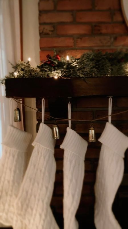 Gold bell garland for fireplace mantle ✨

#LTKSeasonal #LTKsalealert #LTKHoliday