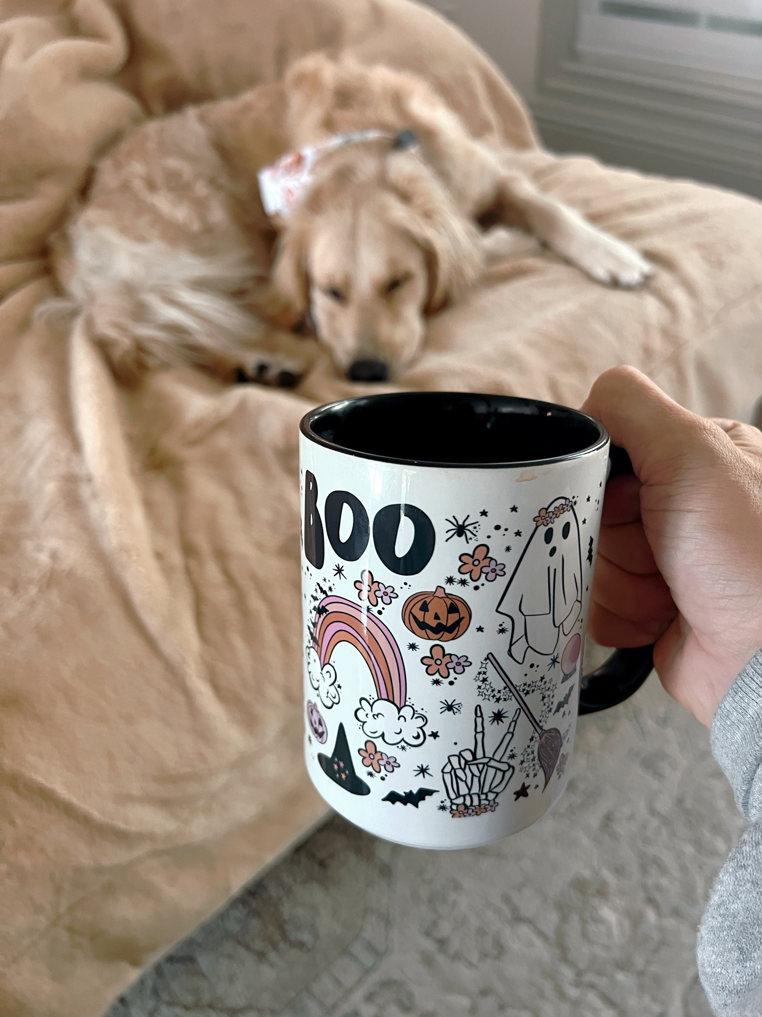 Cutest fall / Halloween coffee mug — love a good Etsy find🤍👻☕️🎃🕷️ 

#LTKSeasonal #LTKunder50 #LTKhome