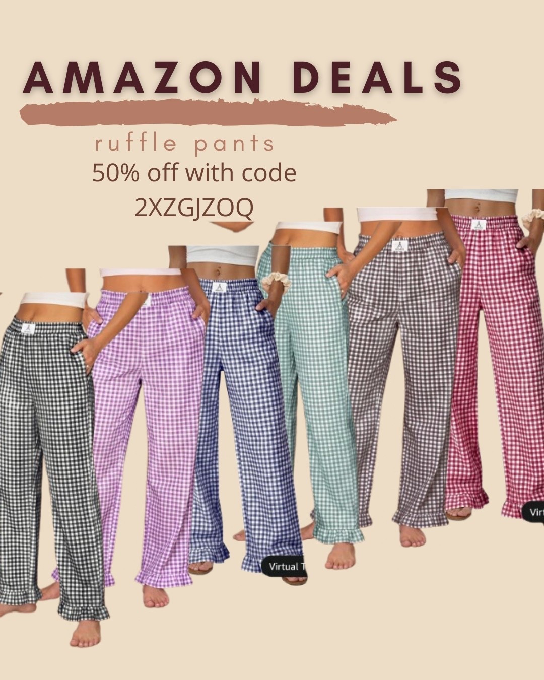 $15 ends 9/27

Amazon fashion
Amazon deals
Ruffle pants
Gingham pants
Lounge wear
Comfy outfit

#LTKSaleAlert