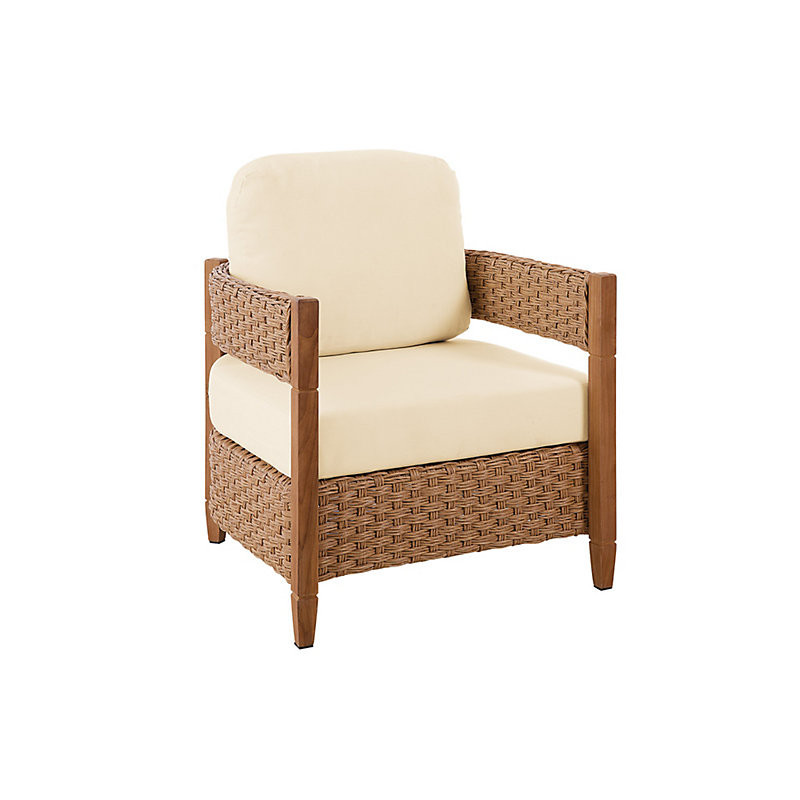 Cypress Lounge Chair Replacement Cushions - Seat and Back Set - Canvas Navy - Ballard Designs | Ballard Designs, Inc.