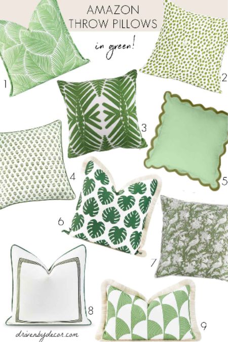 Green throw pillows from Amazon that are stylish yet budget friendly! 🙌🏻

#LTKFindsUnder50 #LTKHome #LTKFindsUnder100
