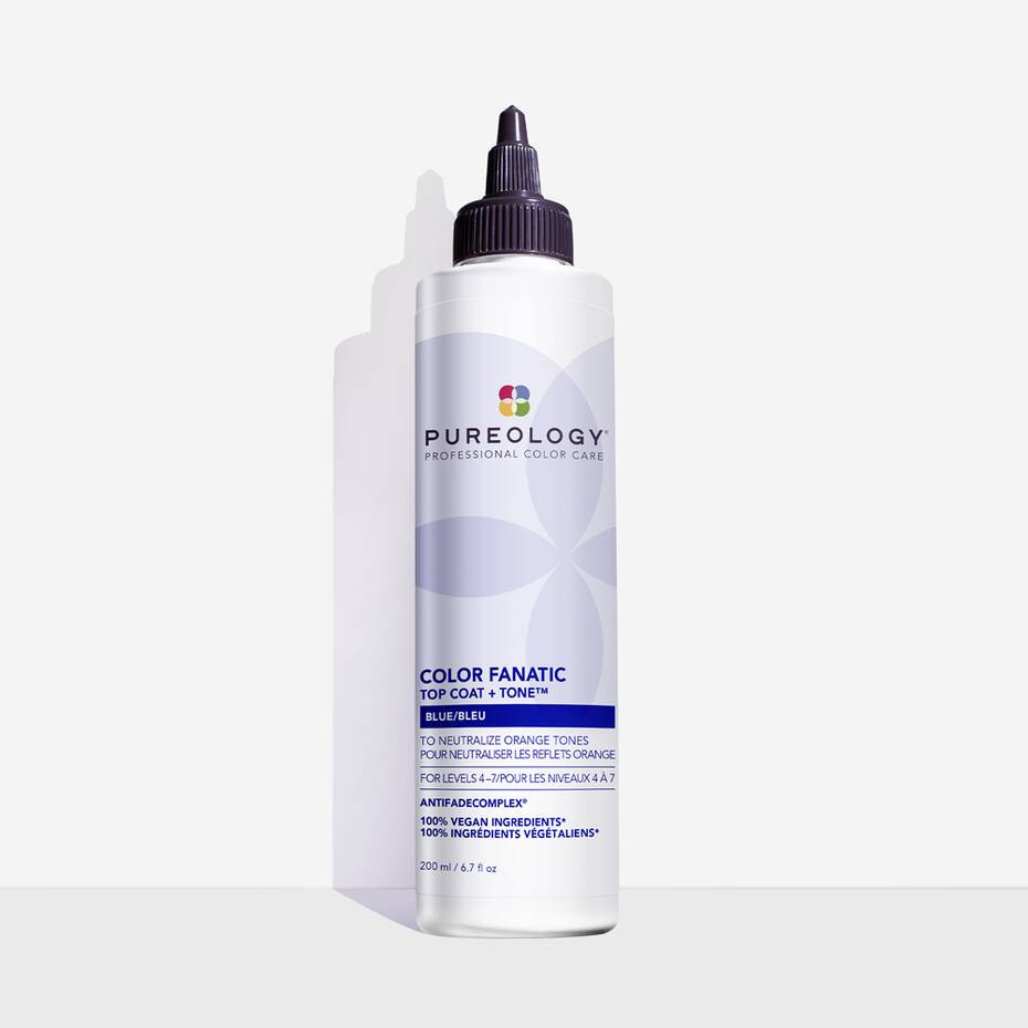 Top Coat Blue Glaze Toner for Brassy Orange Hair - Pureology | Pureology