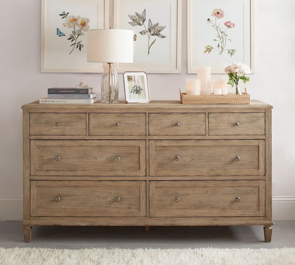 Sausalito 8-Drawer Wide Dresser | Pottery Barn (US)